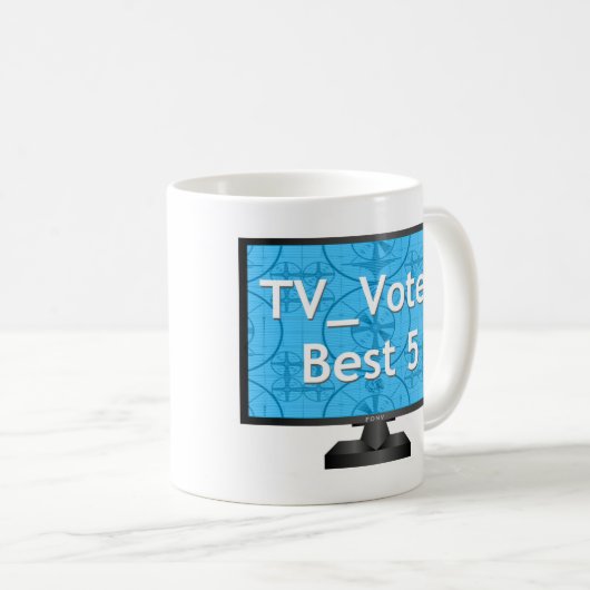 Tv-stemming - Officiële Mok (Voorkant rechts)