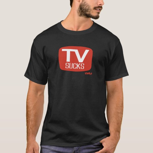 TV SUCKS T-SHIRT (Voorkant)