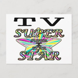 TV Superstar Briefkaart