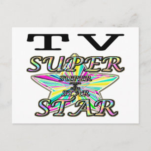 TV Superstar Briefkaart