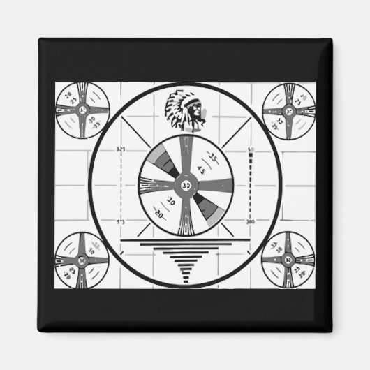 Tv-teken van magneet (Voorkant)