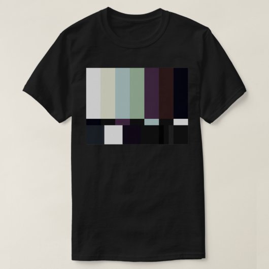 Tv-testkaart T-shirt (Design voorkant)
