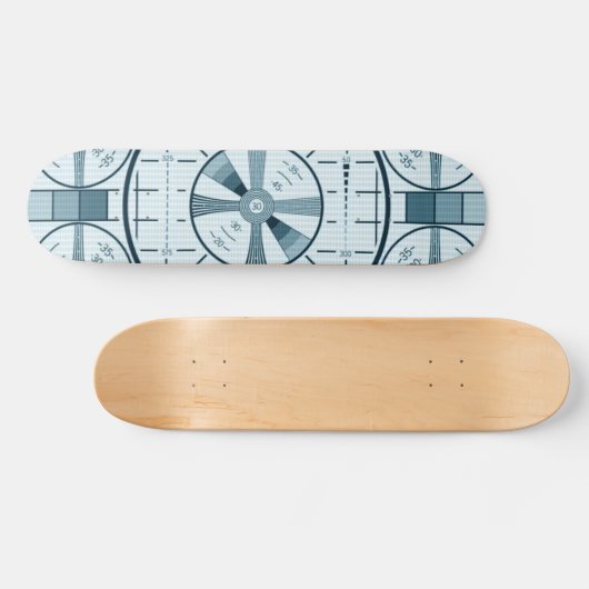  tv-testpatroon persoonlijk skateboard (Horizontaal)