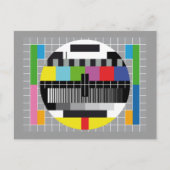 Tv-testscherm Briefkaart (Voorkant)