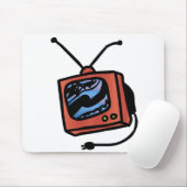 tv-toestel muismat (Met muis)