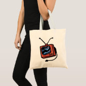 tv-toestel tote bag (Voorkant (product))