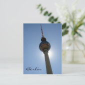 tv - toren berlijn briefkaart (Staand voorkant)