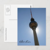 tv - toren berlijn briefkaart (Voorkant / Achterkant)