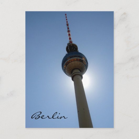 tv - toren berlijn briefkaart (Voorkant)