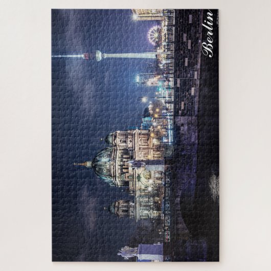 Tv-toren en kathedraal van Berlijn in Berlijn, Dui Legpuzzel (Verticaal)