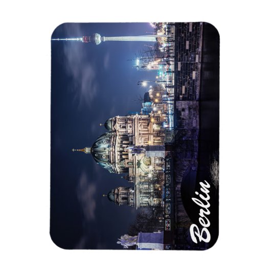 Tv-toren en kathedraal van Berlijn in Berlijn, Dui Magneet (Verticaal)