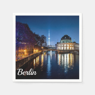 Tv-toren en museumeiland in Berlijn, Duitsland Servet