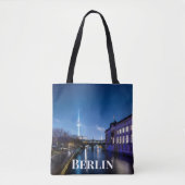 Tv-toren en museumeiland in Berlijn, Duitsland Tote Bag (Voorkant)