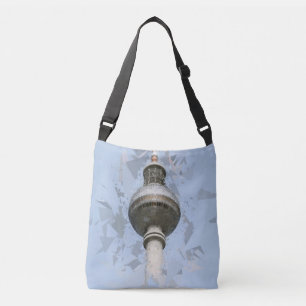 TV-toren Fernsehturm Berlijn, Duitsland Crossbody Tas