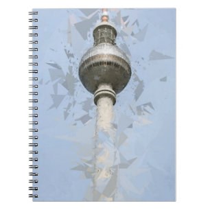 TV-toren Fernsehturm Berlijn, Duitsland Notitieboek