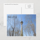 tv - toren van peking briefkaart (Voorkant / Achterkant)