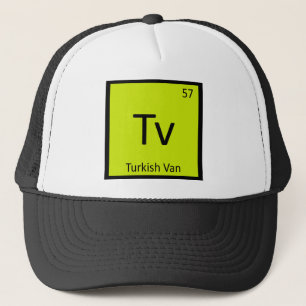 Tv - Turkse Van Kat Chemie Periodiek Systeem Trucker Pet