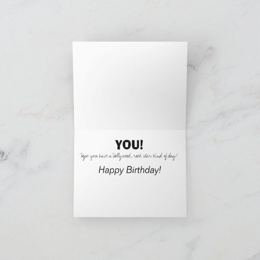  TV Verjaardag Kaart (Binnen)