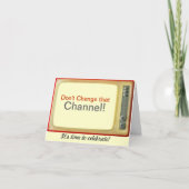  TV Verjaardag Kaart (Voorkant)