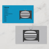 TV-Visitekaartjes retro Visitekaartje (Voorkant / Achterkant)