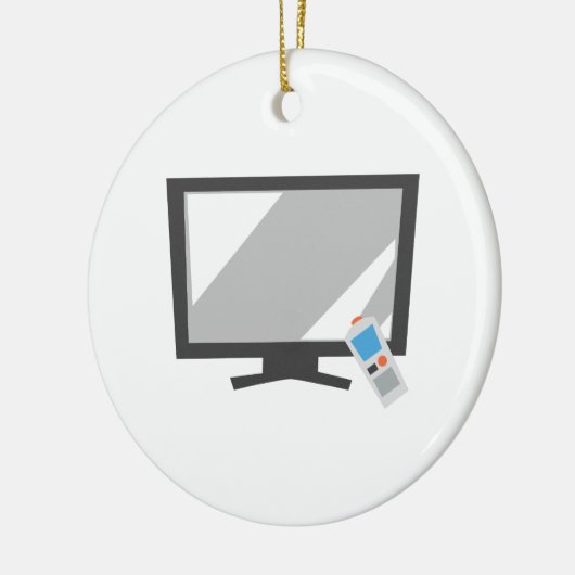 Tv voor flatscreen keramisch ornament (Links)