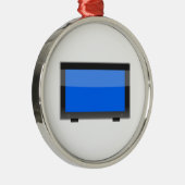 Tv voor flatscreen metalen ornament (Rechts)