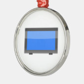 Tv voor flatscreen metalen ornament (Links)