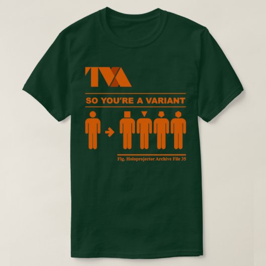 TVA VARIANT T-SHIRT (Design voorkant)