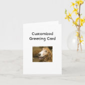 TVAR Gepersonaliseerd Wenskaart Kaart (Gele Bloem)