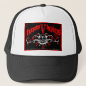 TVD-Logo met grenzen Trucker Pet (Voorkant)
