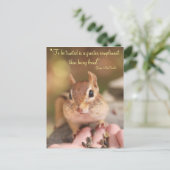 Tvertrouwt Chipmunk Briefkaart (Staand voorkant)