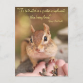 Tvertrouwt Chipmunk Briefkaart (Voorkant)
