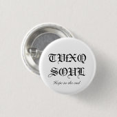 TVfXQSOUL, hoop aan het eind Ronde Button 3,2 Cm (Voorkant /achterkant)