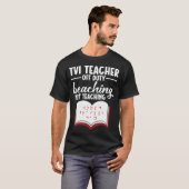 Tvi Teacher Appreciation My Heart Visually Impaire T-shirt (Voorkant volledig)