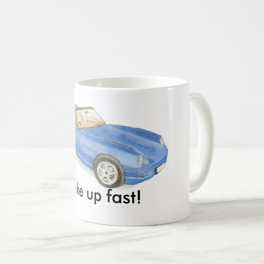 TVR Chimera, mok blauwe auto (Voorkant rechts)