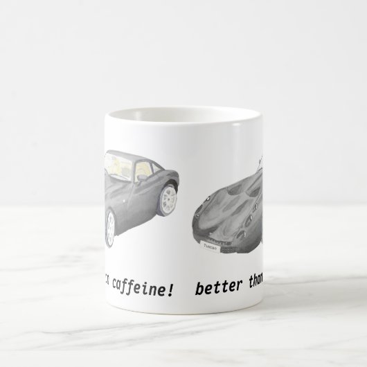 TVR Toscaanse auto-mok, beter dan cafeïne Koffiemok (Center)