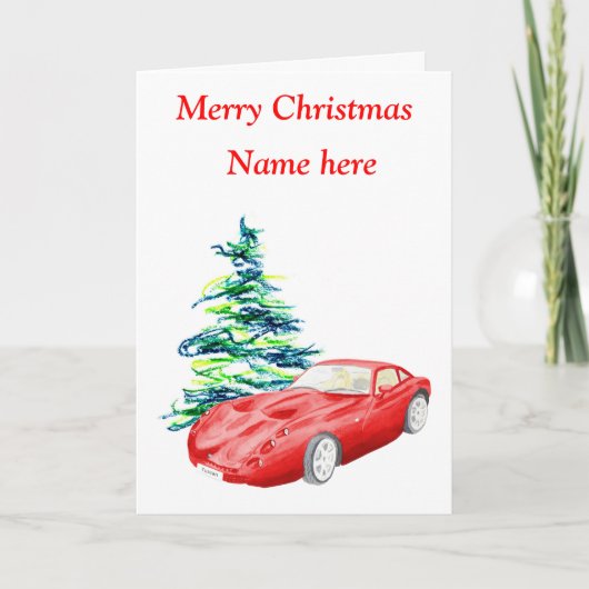 TVR Tuscan Christmas Card Feestdagen Kaart (Voorkant)
