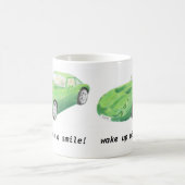 TVR Tuscan, mok groene auto "word wakker met een g (Center)