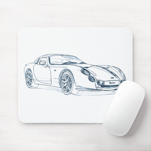 TVR Tuscan Muismat (Met muis)