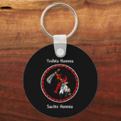 Tvshka Homma - Rode strijder Sleutelhanger (Voorkant)