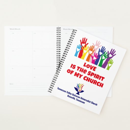 TVU Harten/Handen LIEFDE is de Geest Planner (Display)