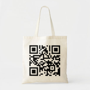 TVU QR-code naar website Tote Bag