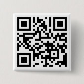 TVU QR-code naar website Vierkante Button 5,1 Cm (Voorkant)