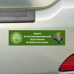 TVUC Klimaatrechtvaardigheid! Voor iedereen Bumpersticker