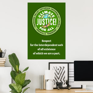 TVUC Klimaatrechtvaardigheid! Voor iedereen Poster