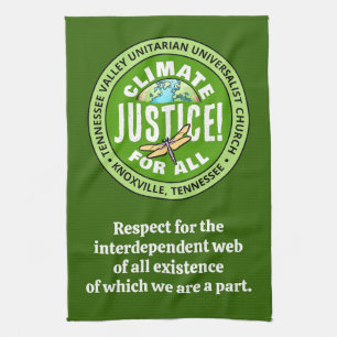 TVUC Klimaatrechtvaardigheid! Voor iedereen Theedoek