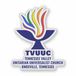 TVUUC Tennessee Valley Unitarian Universalist Sticker