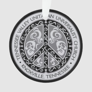 TVUUC Vredesbord Auto Spiegel Hangen Ornament