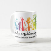 TVUUC - Welkomstgemeente Koffiemok (Voorkant links)