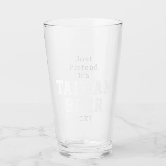 TW BEER Glass Cup Glas (Voorkant)